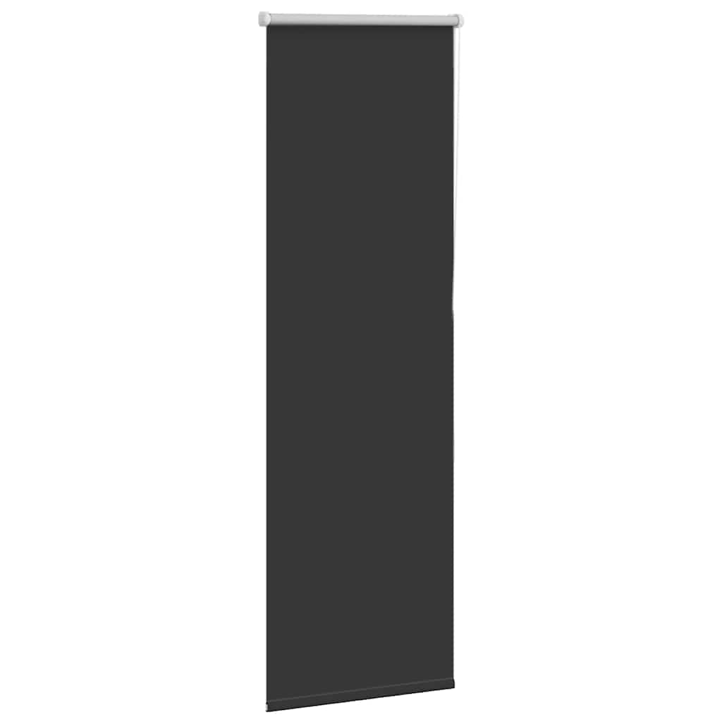 Roller Blind Blackout Black 55x130 cm Fabric Width 50.7 cm Polyester